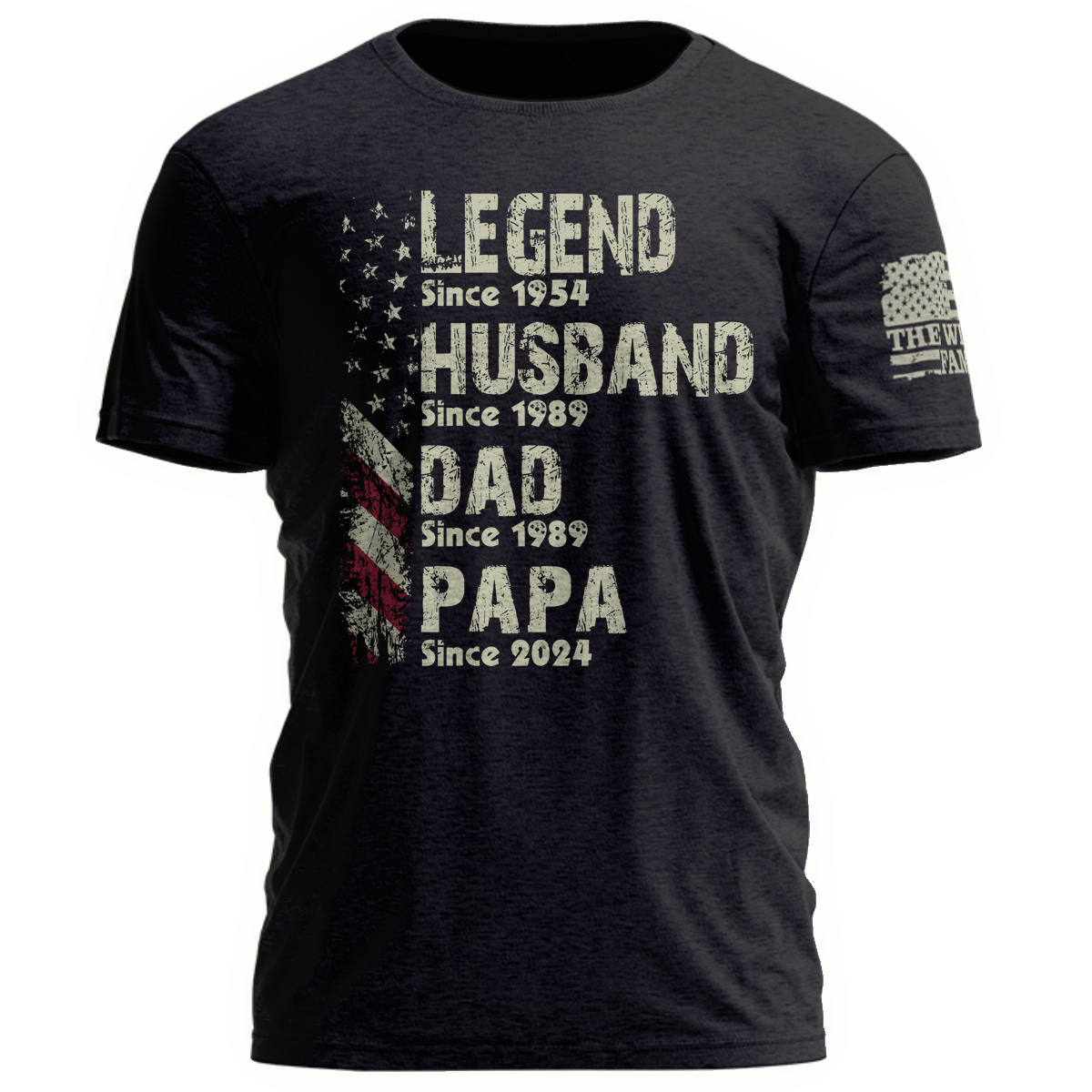 Personalized Legend Husband Dad Papa Shirt – Custom Years Gift for Dad & Grandpa