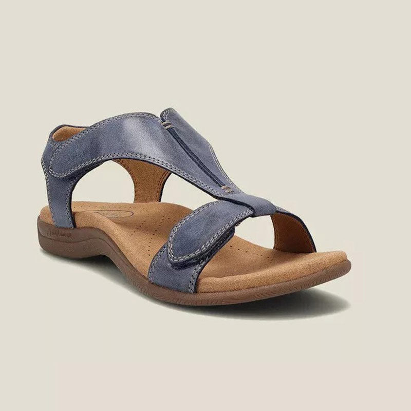 Sursell Shoes Women's Arch Support Flat Sandals