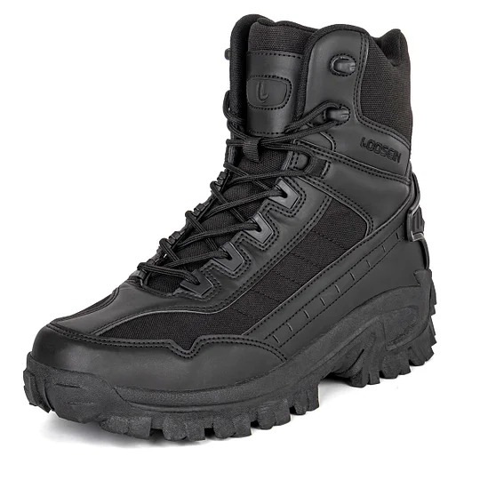 Men Waterproof Non-Slip Hiking Boots Orthopedic Support Anti-Smash Anti-Puncture Work Boots