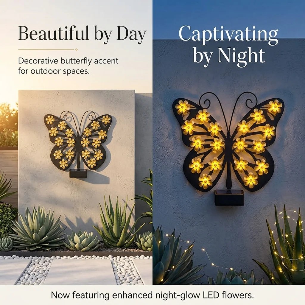 🦋Solar Butterfly Garden Light