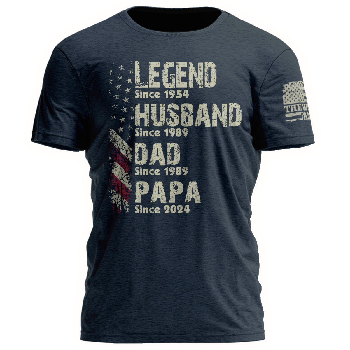 Personalized Legend Husband Dad Papa Shirt – Custom Years Gift for Dad & Grandpa
