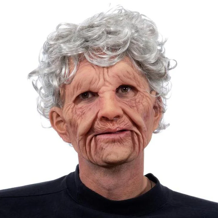 Davy | Creepy Old Man Mask – Realistic Latex Halloween Mask for Adults
