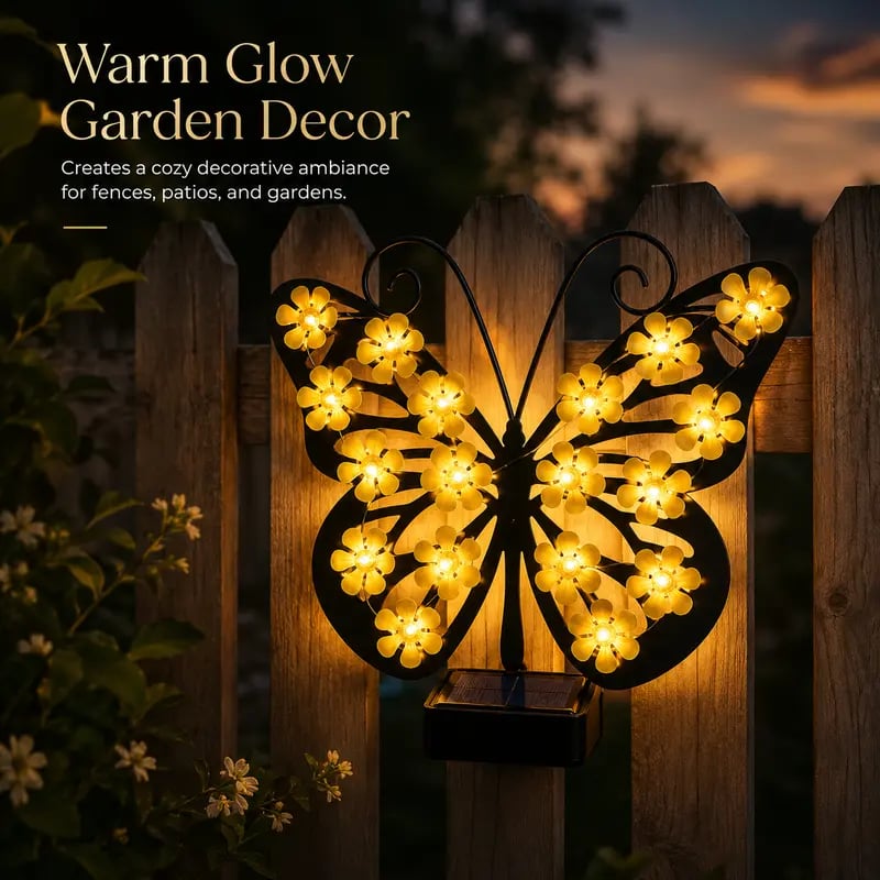 🦋Solar Butterfly Garden Light