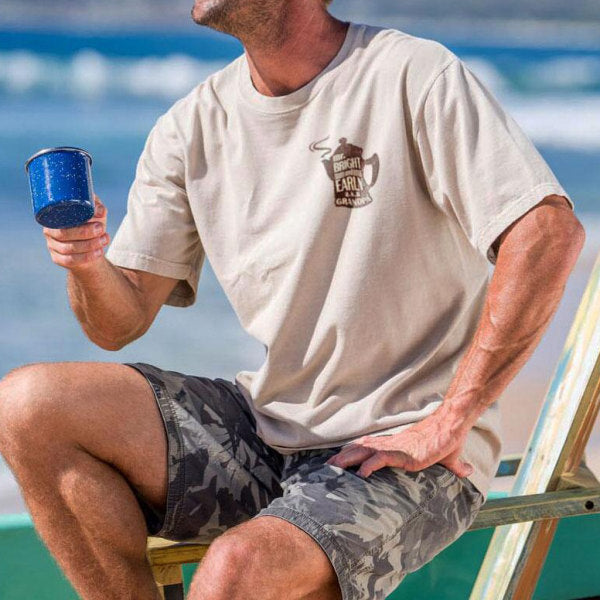 Mr Bright and Early Kona round neck T-shirt