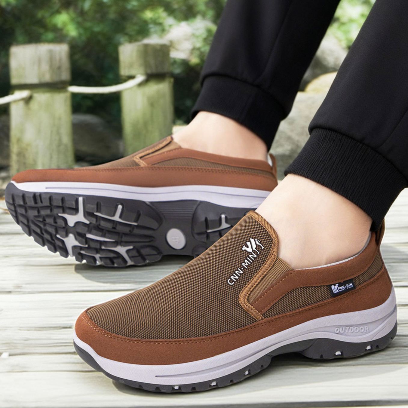 🔥New Arrivals Sale: 70% OFF💥Men's Arch Support & Breathable and Light & Slip-On Soft-Soled, Comfortable, Orthopedic Walking Shoes