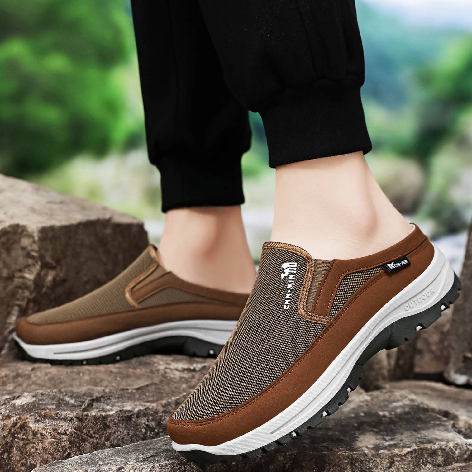 🔥New Arrivals Sale: 70% OFF💥Men's Arch Support & Breathable and Light & Slip-On Soft-Soled, Comfortable, Orthopedic Walking Shoes