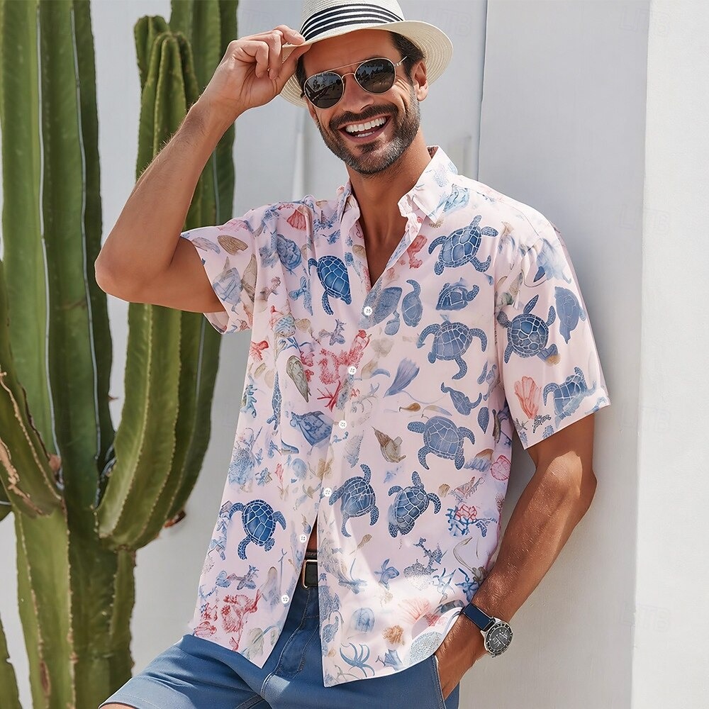 Mariner Turtle Stretch Resort Shirt