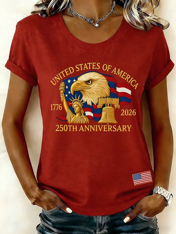 USA 250th Anniversary Distressed American Flag Golf Polo Shirt | Tactical Eagle Patriotic Polo