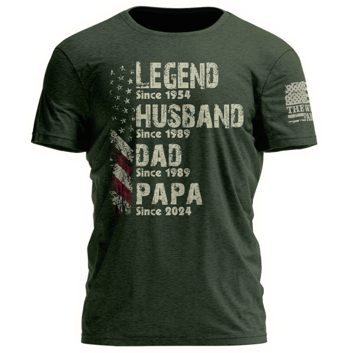 Personalized Legend Husband Dad Papa Shirt – Custom Years Gift for Dad & Grandpa