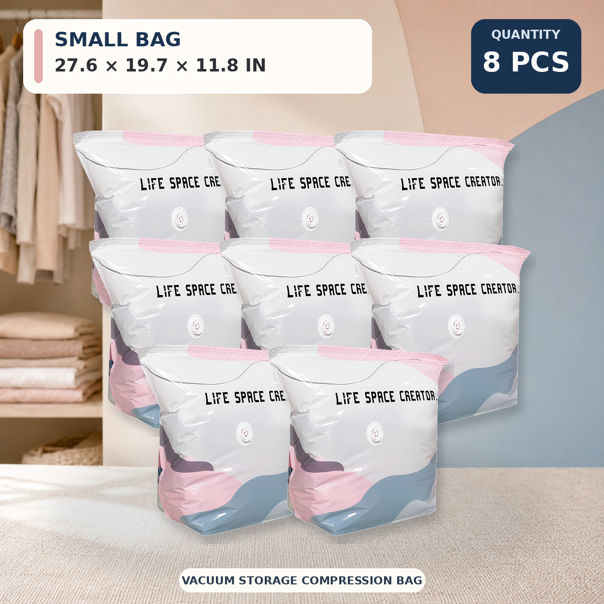🔥𝐎𝐍𝐋𝐘 $𝟐.𝟑 𝐏𝐄𝐑 𝐈𝐓𝐄𝐌🔥 Large-Capacity Vacuum Bags - No Pump Needed