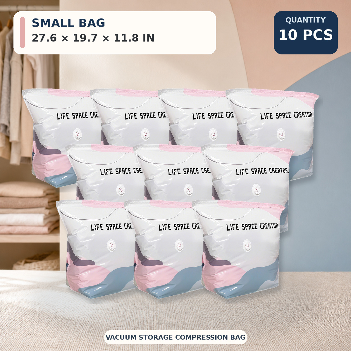🔥𝐎𝐍𝐋𝐘 $𝟐.𝟑 𝐏𝐄𝐑 𝐈𝐓𝐄𝐌🔥 Large-Capacity Vacuum Bags - No Pump Needed