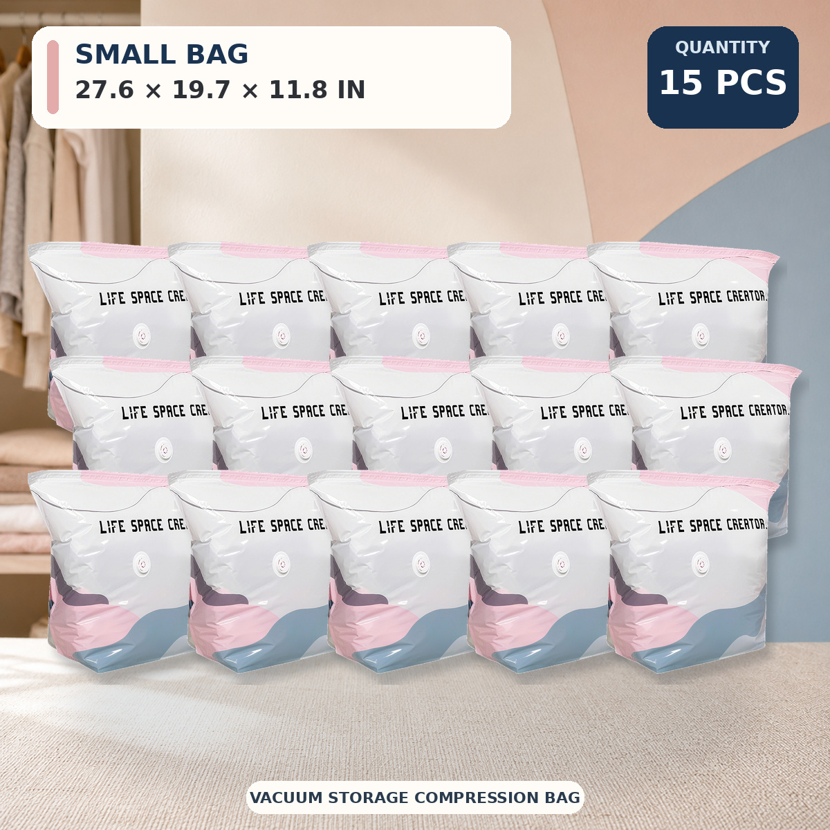 🔥𝐎𝐍𝐋𝐘 $𝟐.𝟑 𝐏𝐄𝐑 𝐈𝐓𝐄𝐌🔥 Large-Capacity Vacuum Bags - No Pump Needed