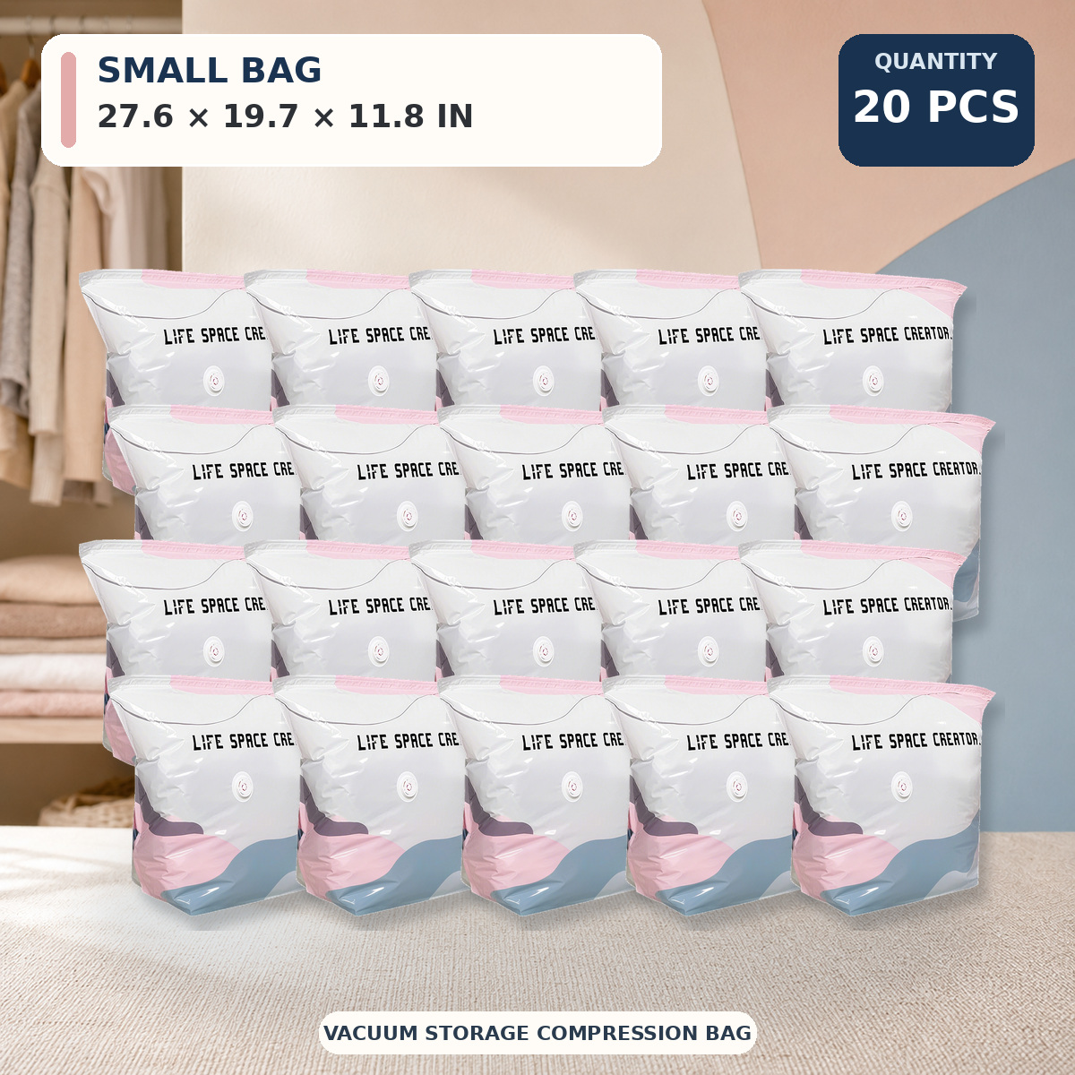 🔥𝐎𝐍𝐋𝐘 $𝟐.𝟑 𝐏𝐄𝐑 𝐈𝐓𝐄𝐌🔥 Large-Capacity Vacuum Bags - No Pump Needed