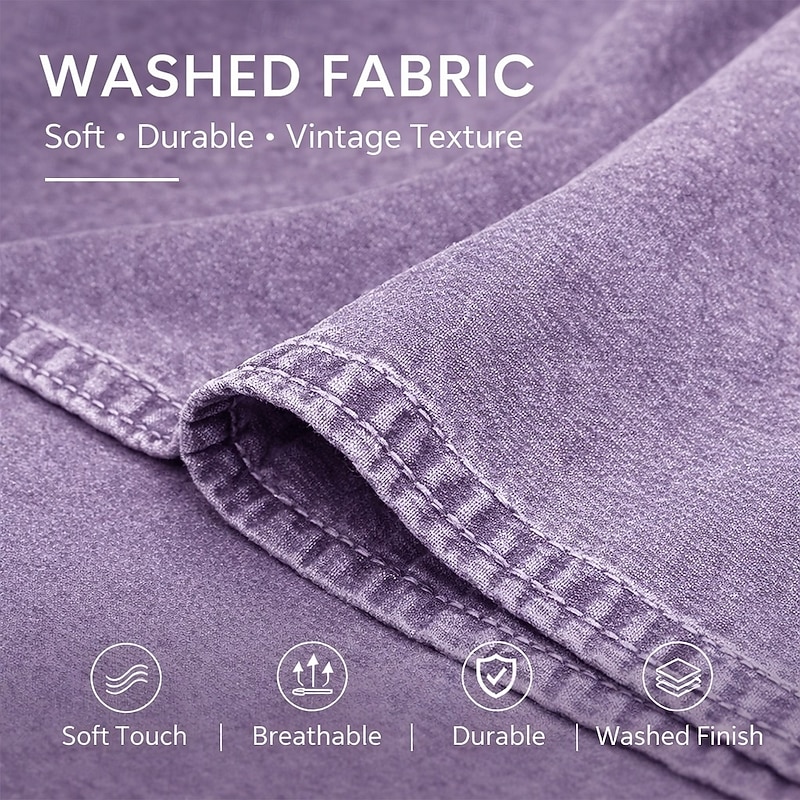 SoftFade Men's Acid Wash Shirt - Garment Dyed Vintage Casual