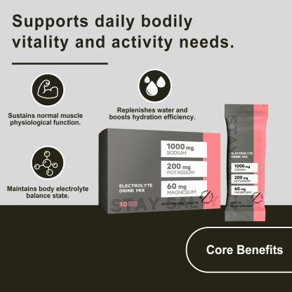 Oral Electrolyte Energy Powder | Fast Hydration & Energy Boost | Portable & Easy to Mix