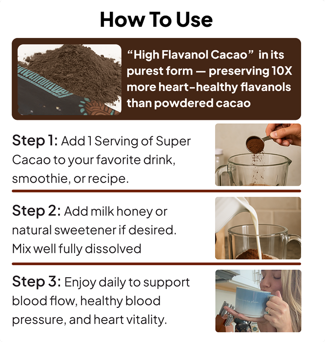 High-Flavanol Ceremonial Cacao