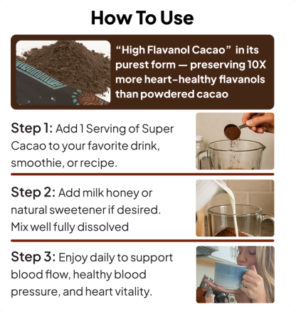 High-Flavanol Ceremonial Cacao