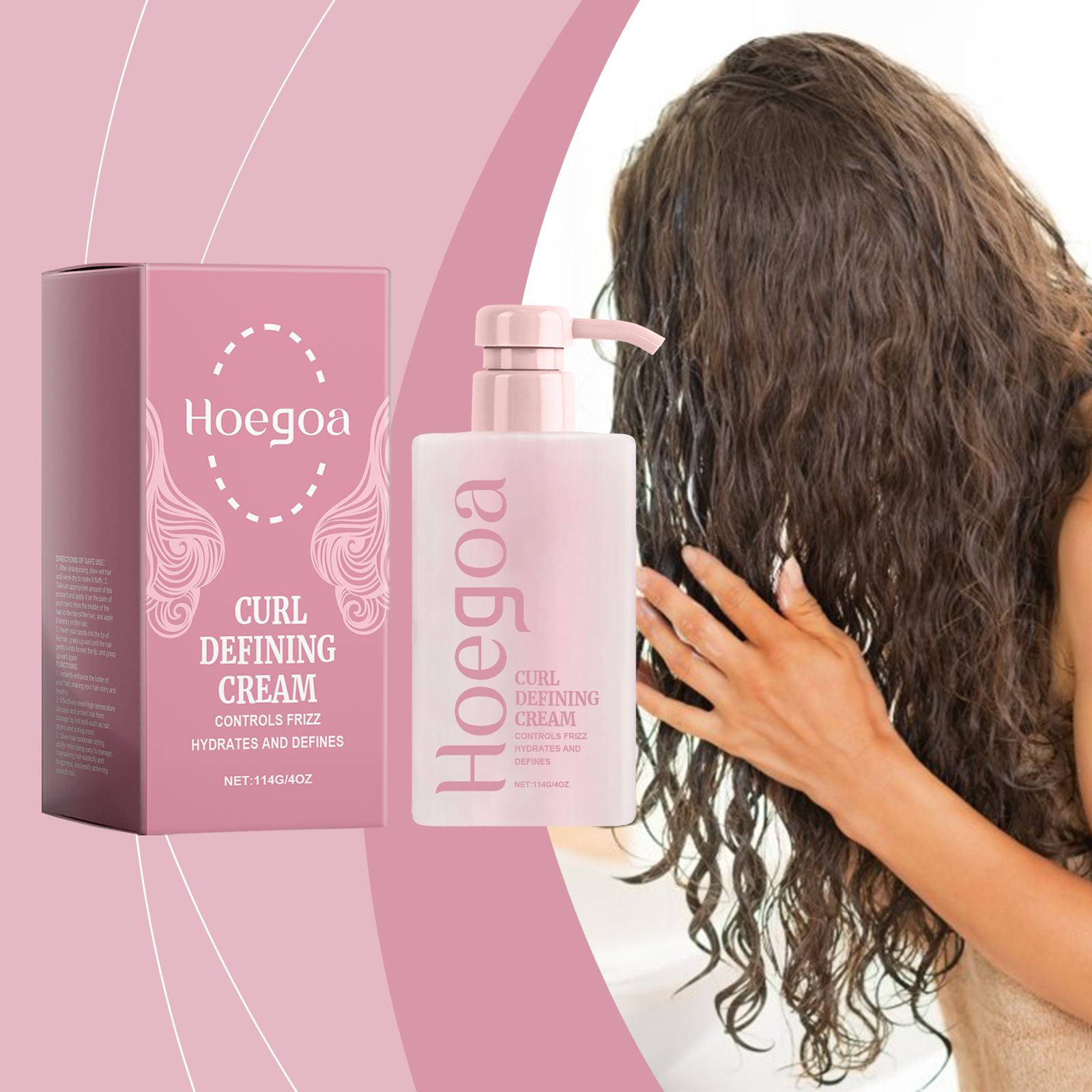 Curling Hair Styling Cream