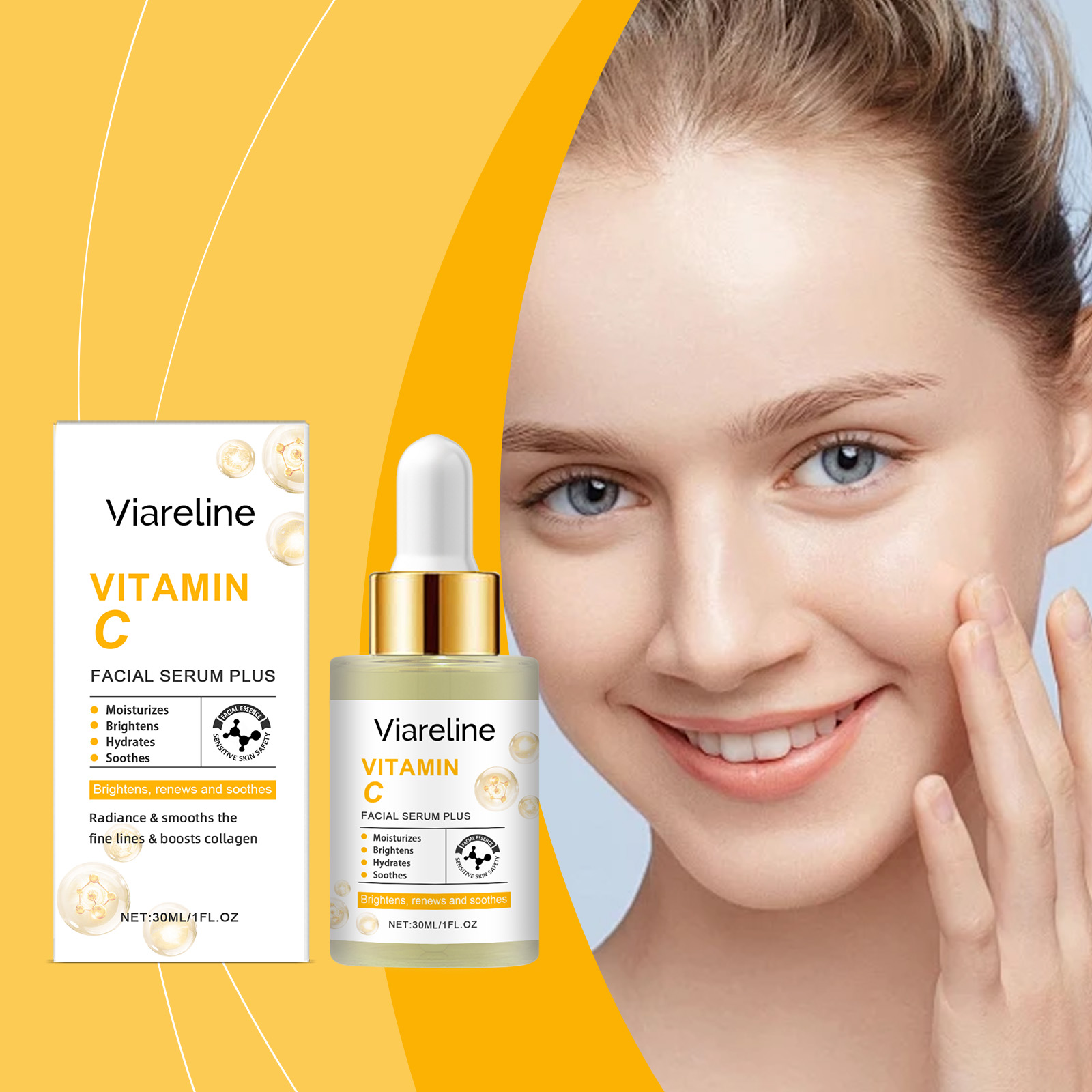 Viareline Vitamin C Moisturizing Facial Serum Hydrating