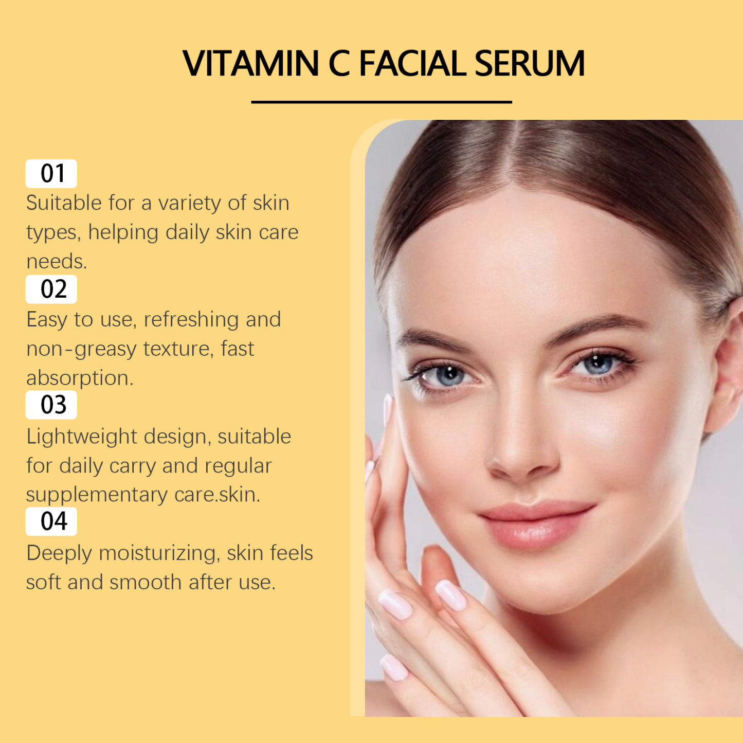 Viareline Vitamin C Moisturizing Facial Serum Hydrating