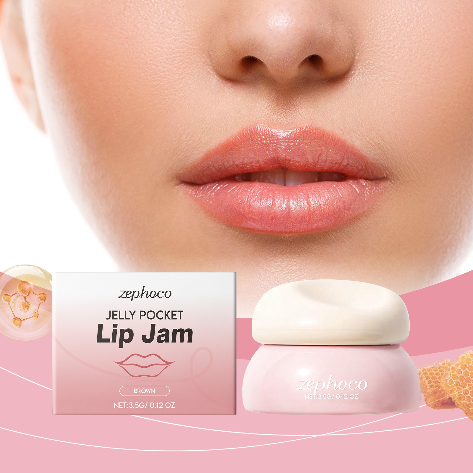 Brown Jelly Moisturizing Lipstick