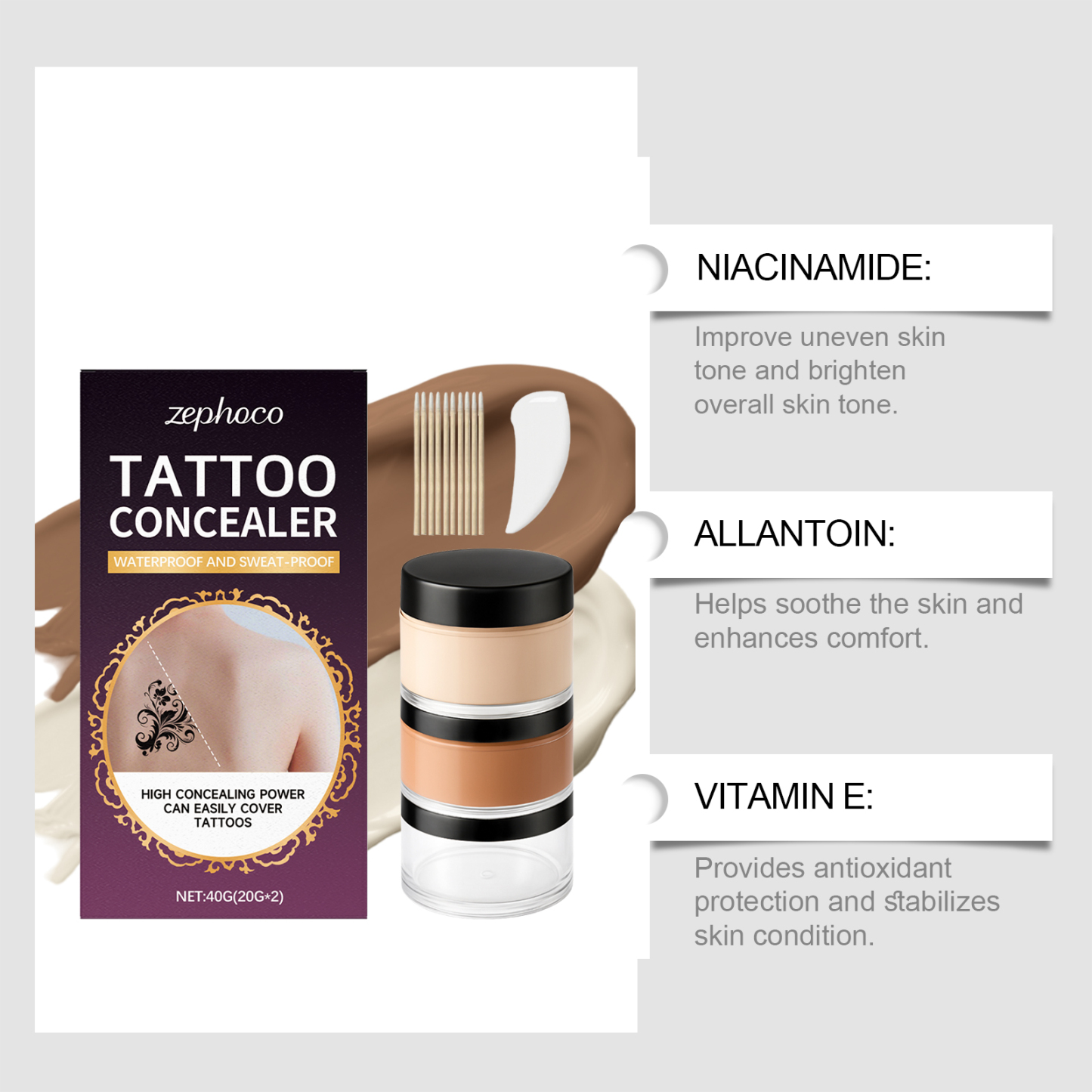 Tattoo Concealer Set