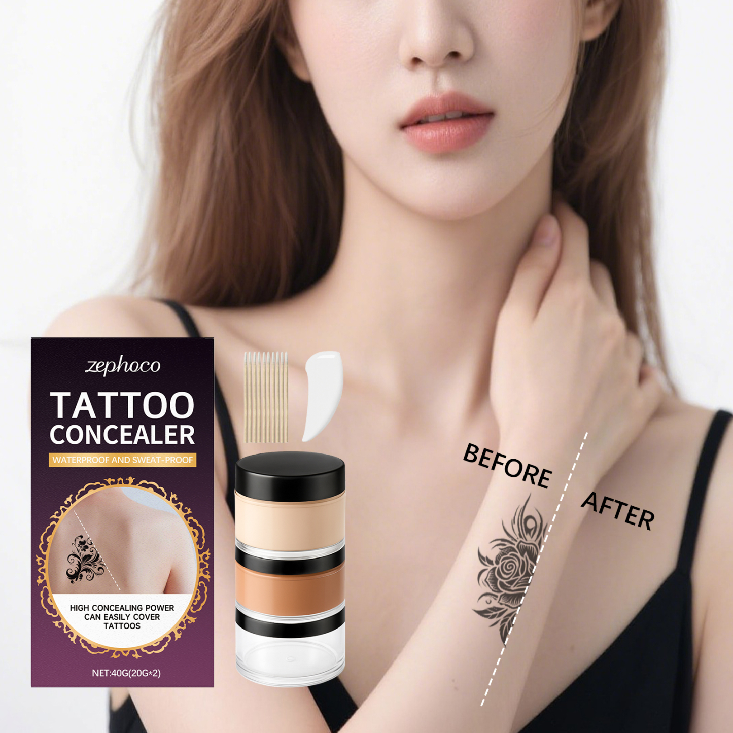 Tattoo Concealer Set