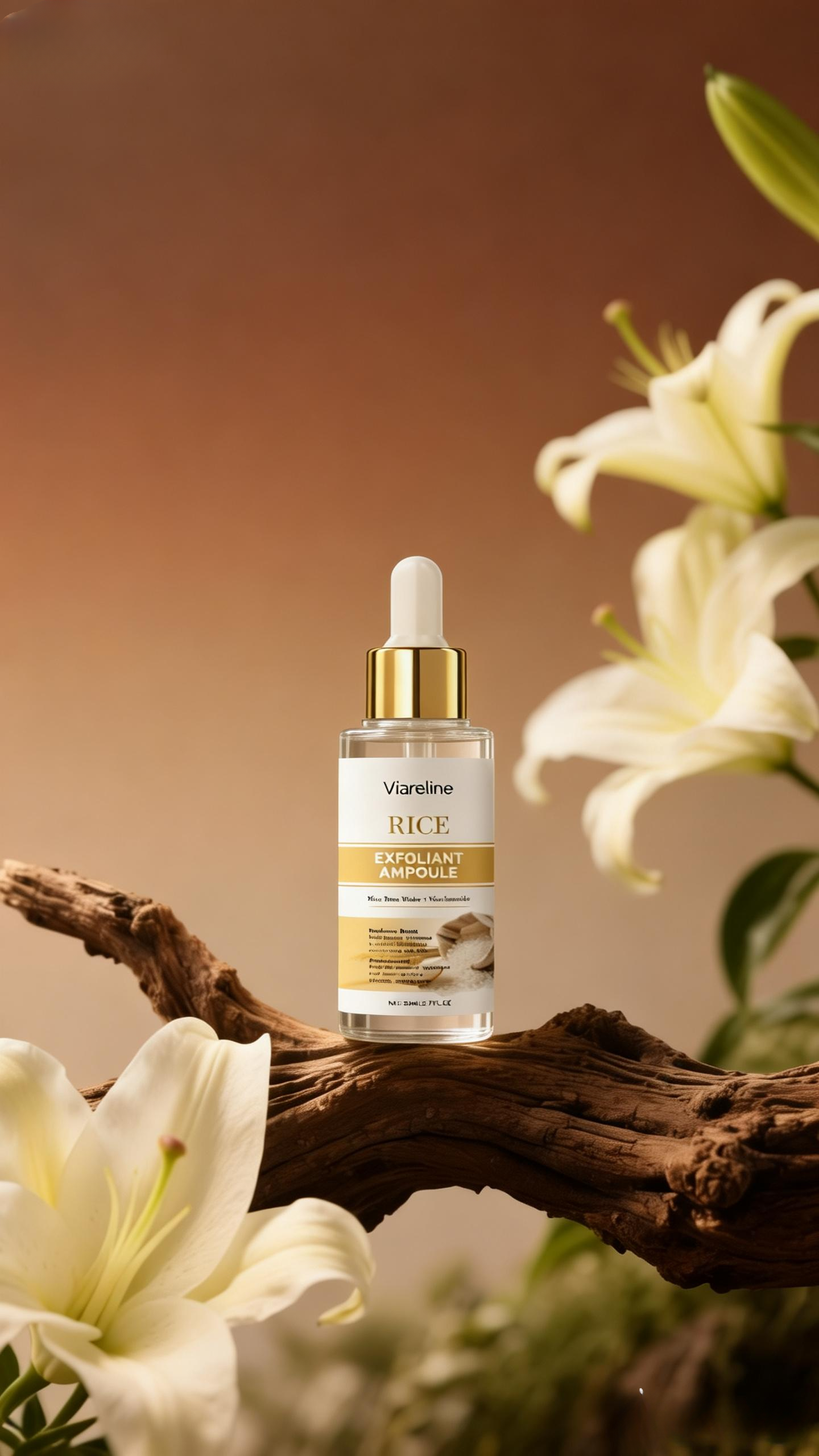 Viareline Rice Exfoliating Essence for Moisturizing