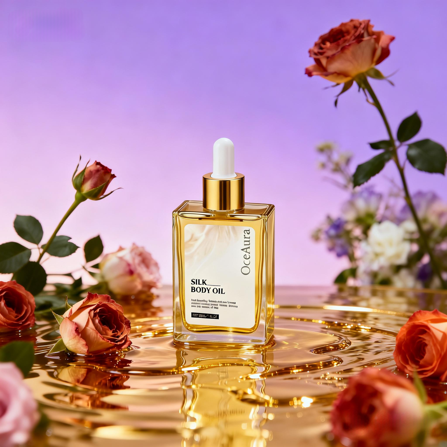 OceAura Silk-Smooth Body Oil Moisturizing