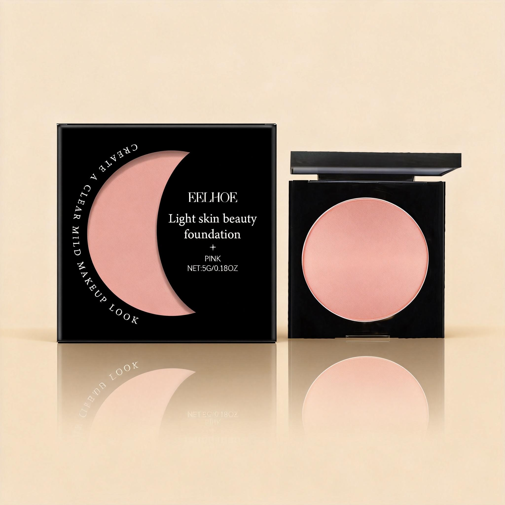 EELHOE Pink Hydrating Concealing Foundation Cream: Natural, lightweight, and long-lasting with a matte, translucent finish; a nourishing foundation cream.-Velvet