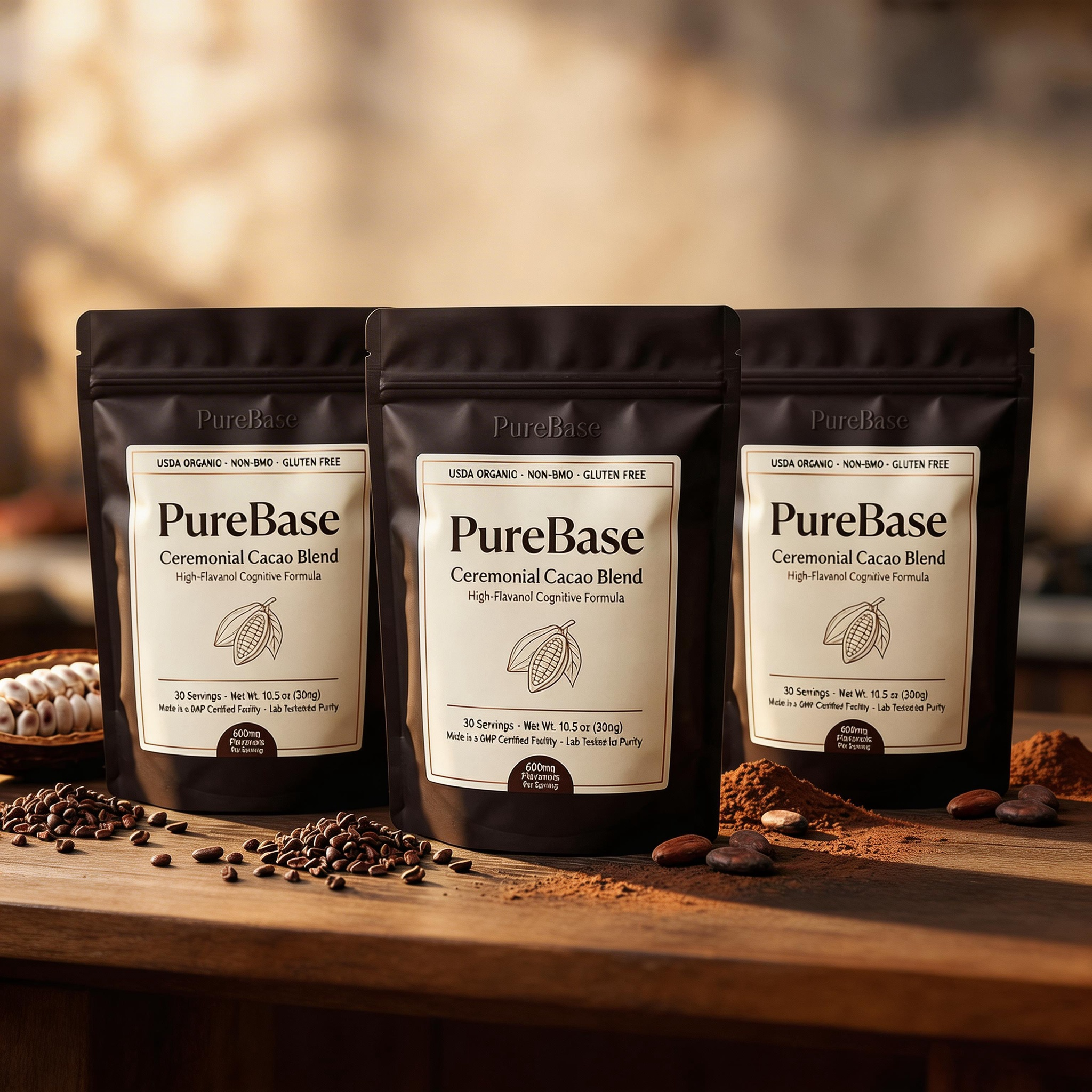 High-Flavanol Ceremonial Cacao