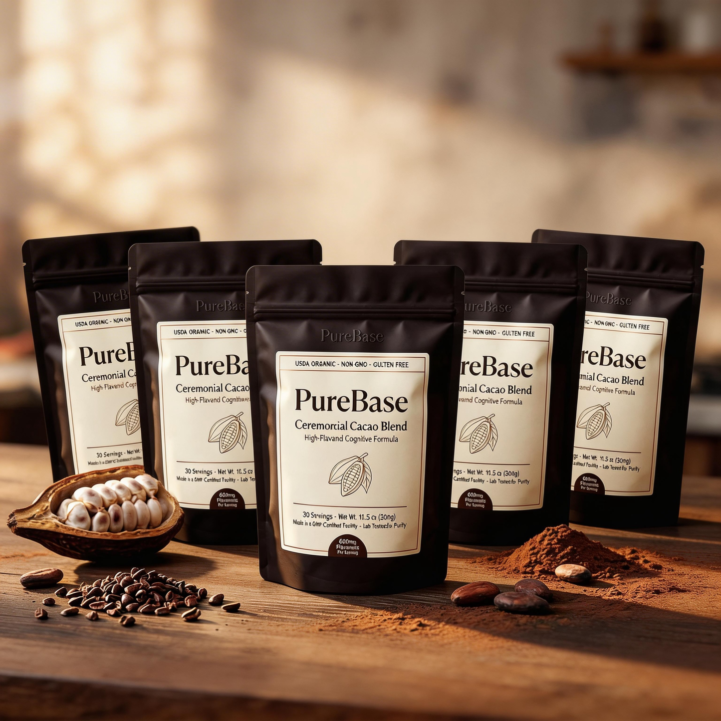 High-Flavanol Ceremonial Cacao