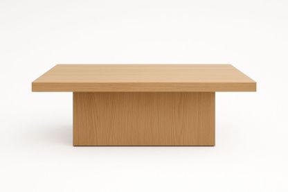Square Wood Coffee Table 100cm-Velintrao