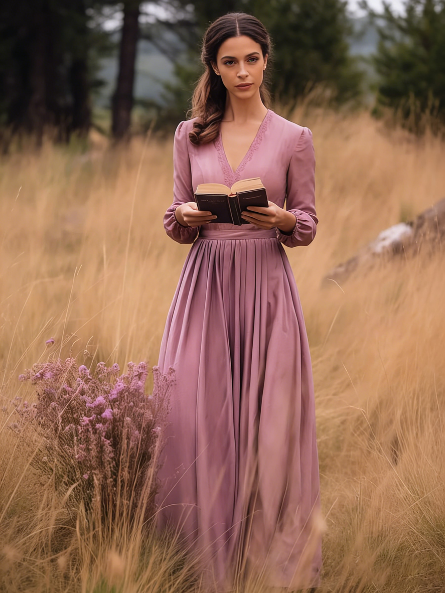 Women's Vintage Maxi Dress