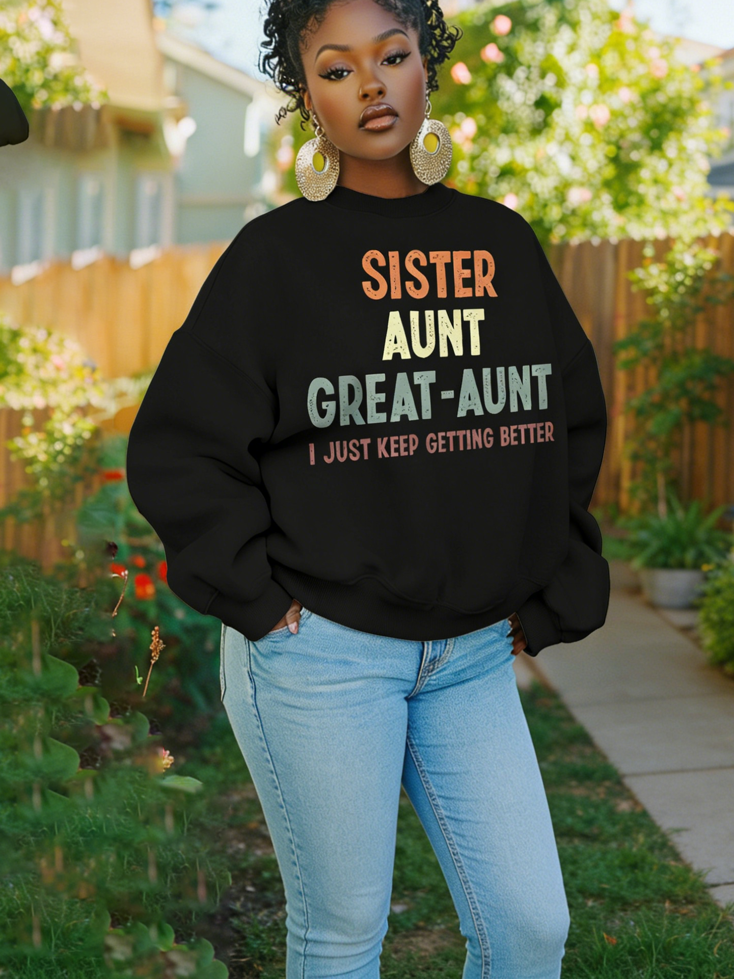 Women's Sister Aunt Great-Aunt Sweatshirt