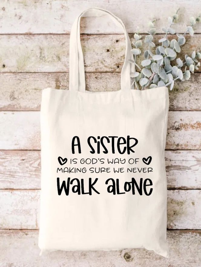 A Sister God's Way Tote Bag