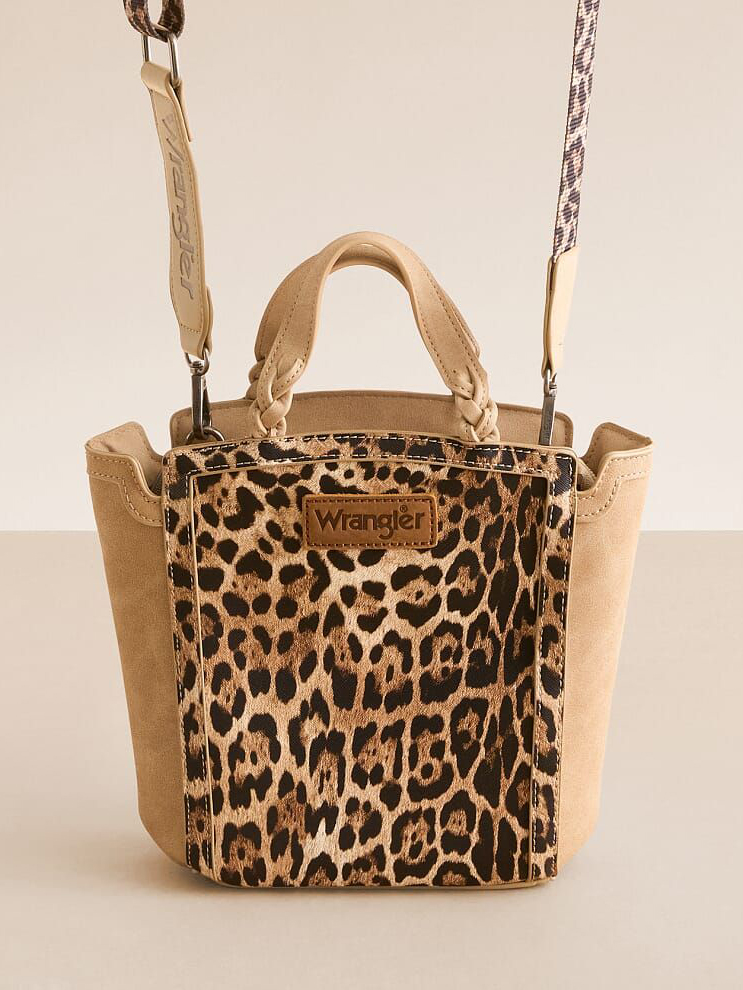 Brown Paisley Bandana Decorated Satchel Bag