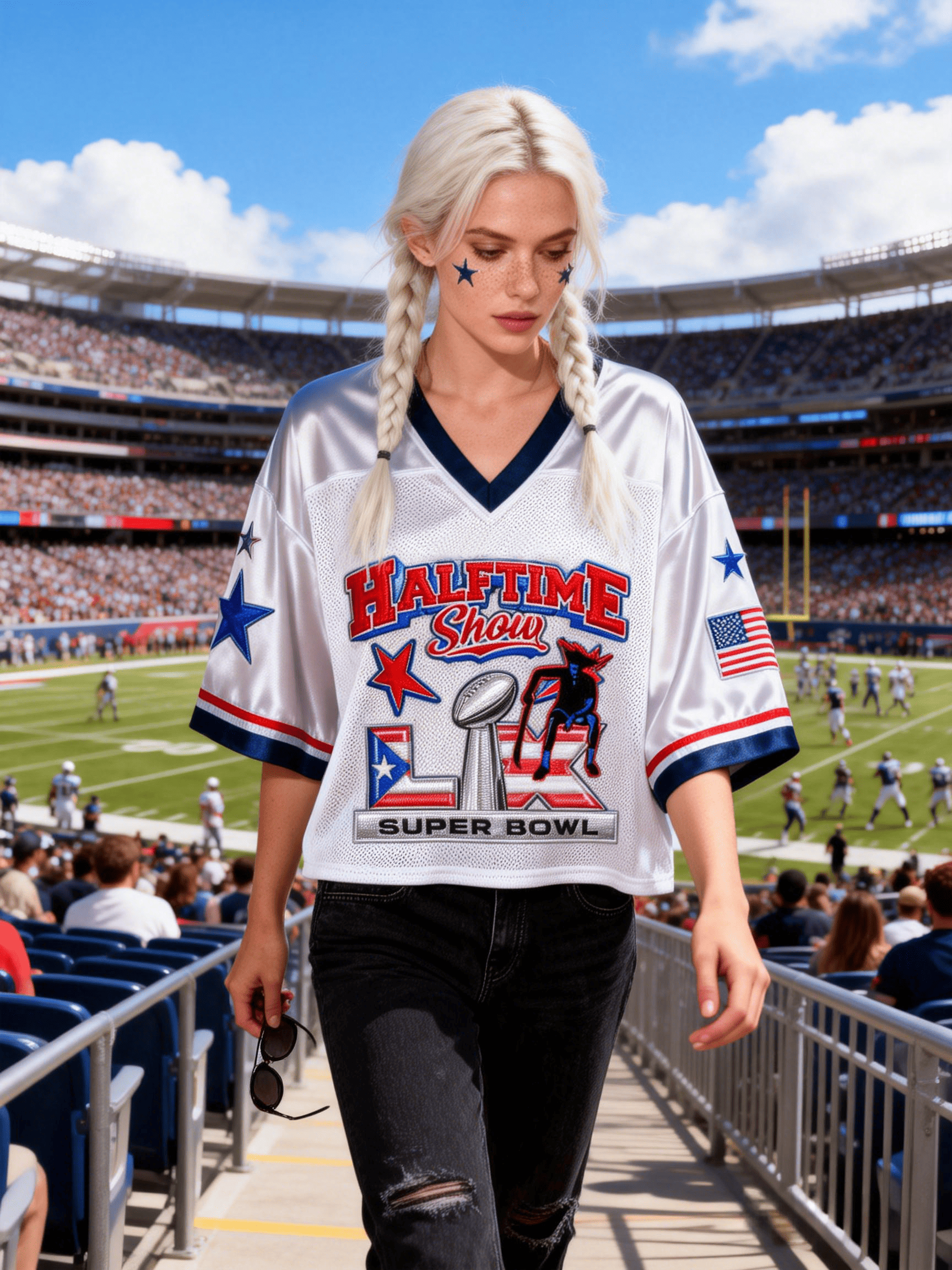Women's Super Bowl Halftime Show Themed Jersey