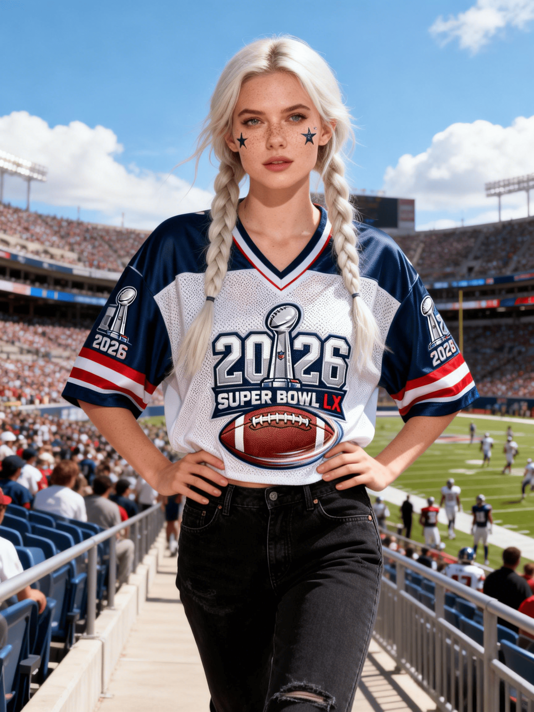 Women's 2026 Super Bowl LX Commemorative Jersey