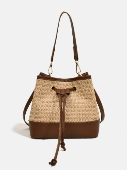 Straw Braided Shoulder Bag