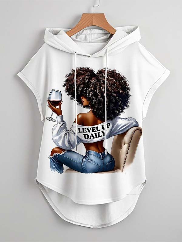 Women's Level Up Daily Girl Sleeveless Hoodie