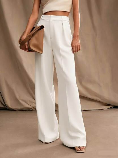 Women's Straight-leg Business Wide-leg Pants