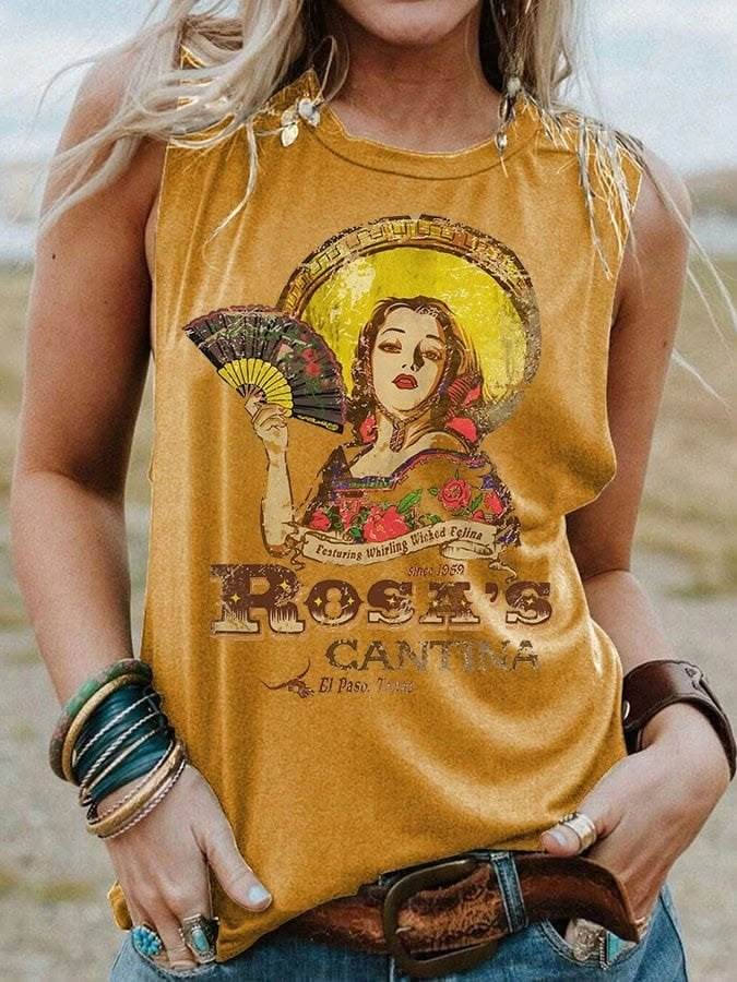 Women's Rosa's Cantina Mexican Style Tank Top