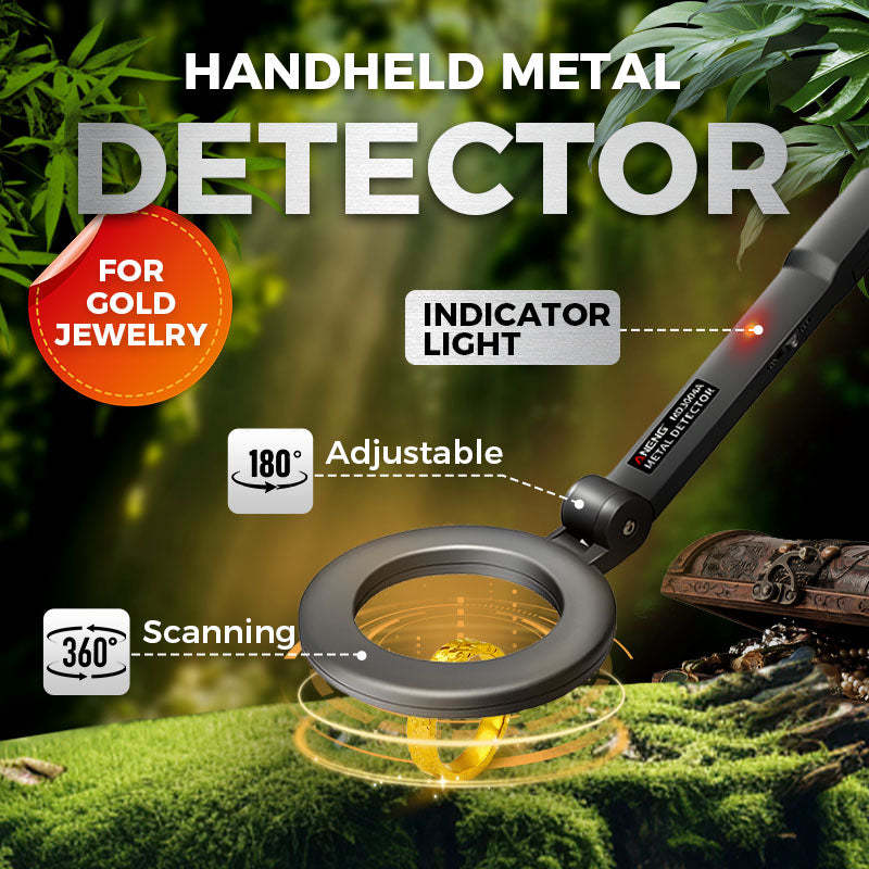  360° Handheld Metal Detector For Gold & Jewelry