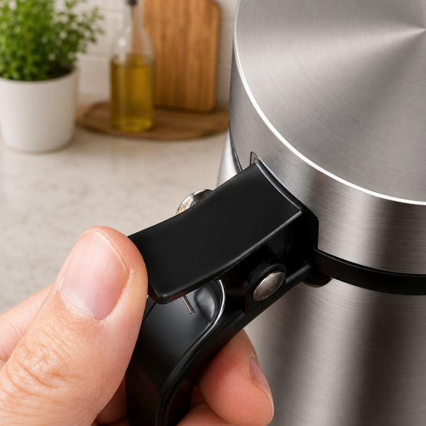 Stainless Steel Oil Dispenser Pot with Anti-Drip Spout (650ml)