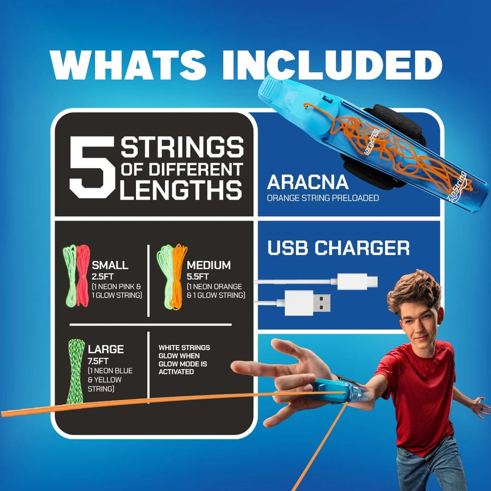 Glowing String Webshooter Toy