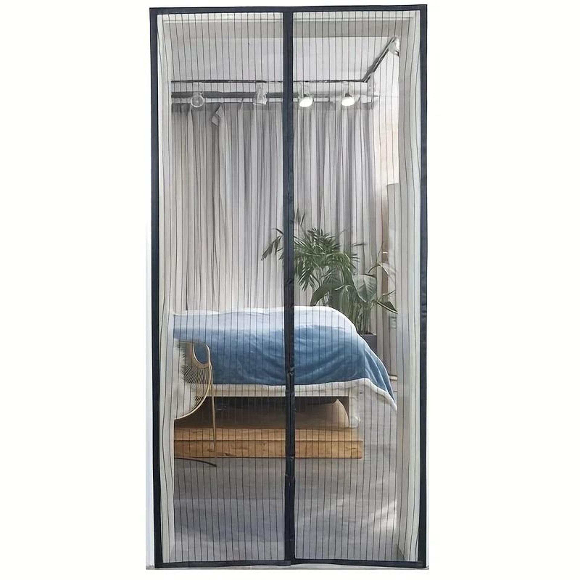 Heavy Duty Magnetic Screen Door Self Closing Mesh Curtain for Insect Protection