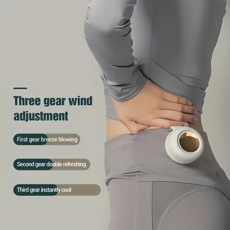 Portable clip-on silent mini bladeless electric fan