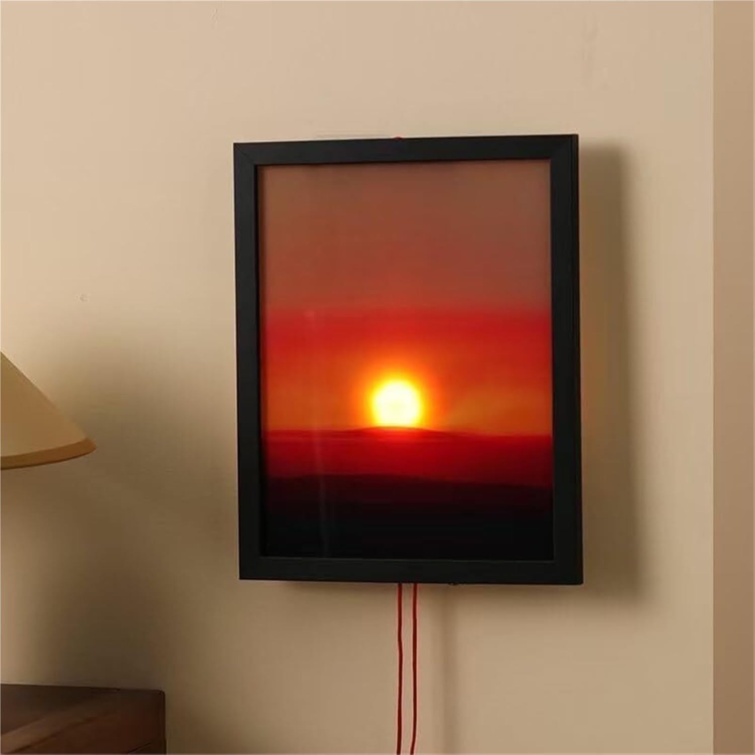 Creative Sunset Hand-Pull Lamp