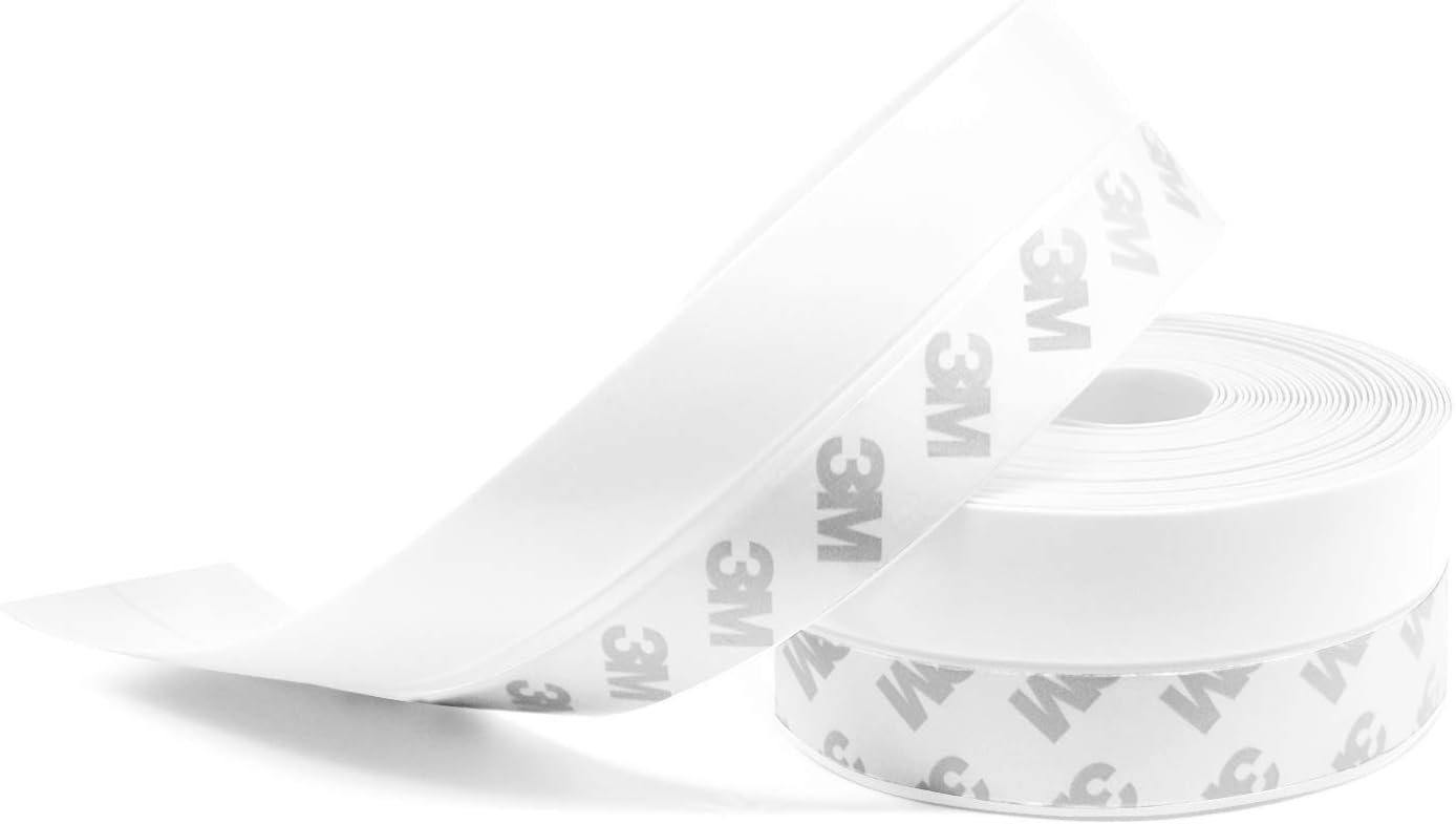 Weather Stripping Door Seal, 33 Feet Long Transparent